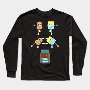 Peanut butter, Toast, Sould food, Fries, Fast food, Vegan Long Sleeve T-Shirt